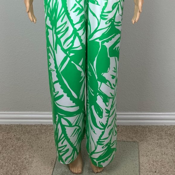 NWT LILLY PULITZER Target Green Leaf Jumpsuit - Picture 4 of 8